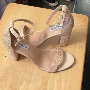 Never worn, Steve Madden, Size 11M, & a Tan color